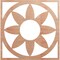 Ekena Millwork Blume Wood Fretwork Pierced Ceiling Medallion, Cherry, 38"OD x 13 1/8"ID x 1/4"T CMWP38X38X0250BLCH - alternate 1